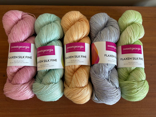 SweetGeorgia Yarn - Flaxen Silk Fine